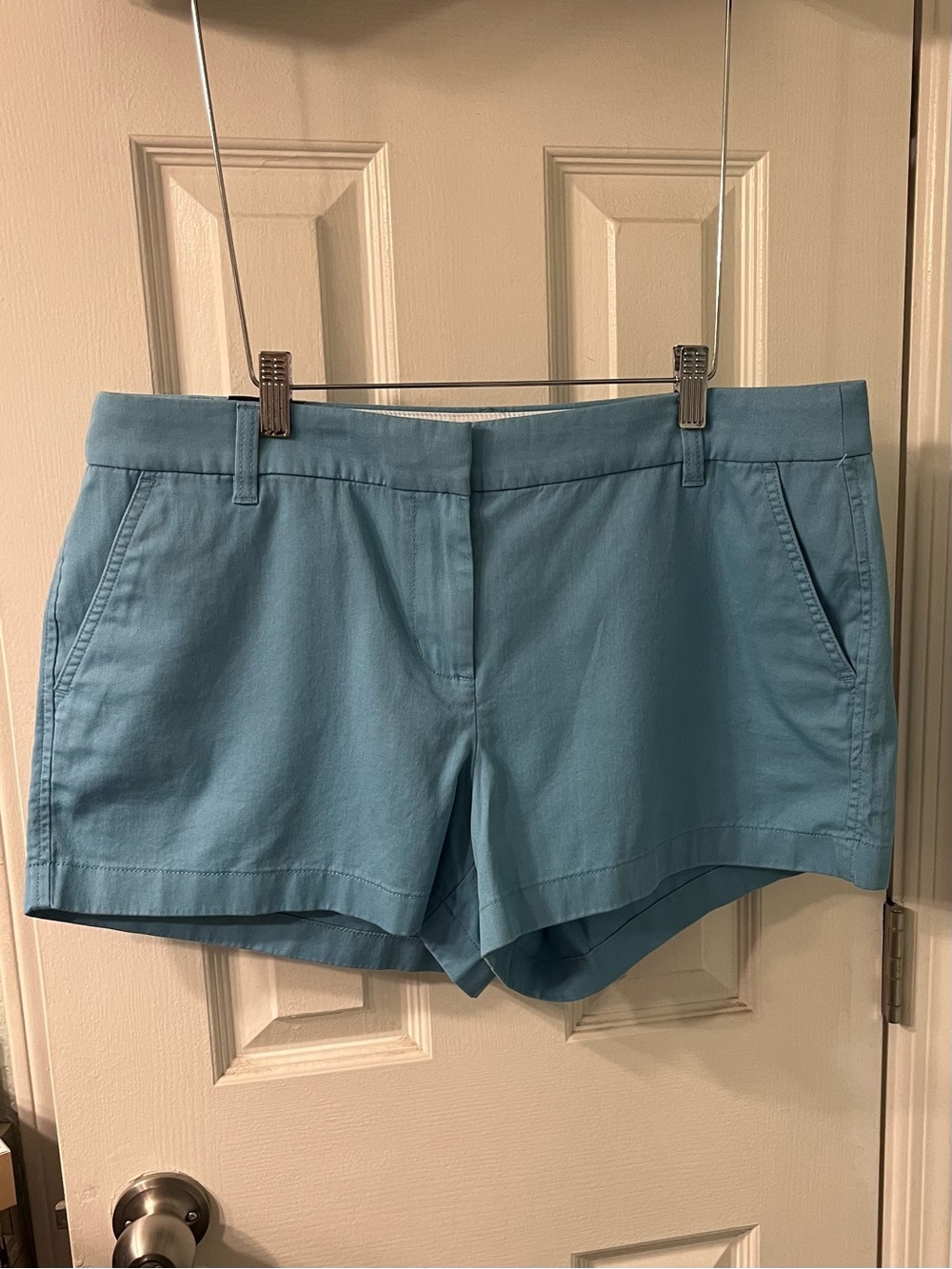 New With Tags J. Crew Factory 3.5" Classic Chino Shorts Blue Size 14